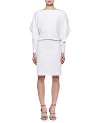 Tom Ford Pointed Long Sleeve Cashmere Dress