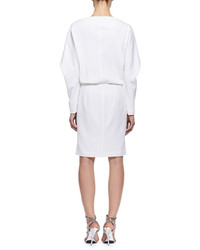 Tom Ford Pointed Long Sleeve Cashmere Dress