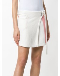 Barrie Cashmere Wrap Mini Skirt