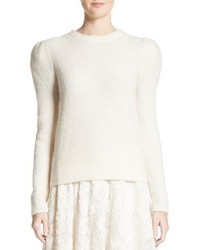 Co Puff Sleeve Cashmere Blend Sweater
