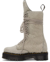 Rick Owens Off White Dr Martens Edition Pony Hair Boots