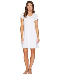 Mod-o-doc Cotton Modal Spandex French Terry Short Sleeve T Shirt Dress Dress