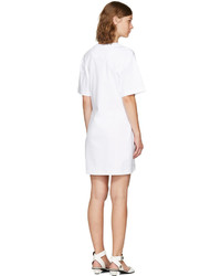 Kenzo White Drawstring T Shirt Dress