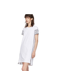 Kenzo White Short Logo Sport T Shirt Dress
