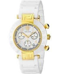 Versace 95ccp1d497 Sc01 Reve Gold Ion Plated Watch With Ceramic Band