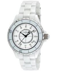 Akribos XXIV Akr485wt Allura White Ceramic Watch