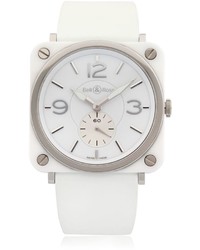 Bell & Ross Brs White Ceramic Watch