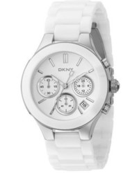 DKNY Chambers Ceramic Chronograph Bracelet Watch 39mm