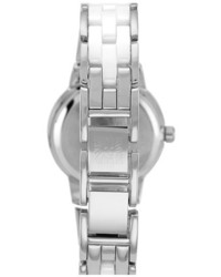 Anne Klein Diamond Marker Ceramic Bracelet Watch 30mm