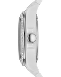 Fossil Riley Multifunction Ceramic White Watch