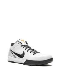 Nike Zoom Kobe 4 Protro White Gold Emerald Sneakers
