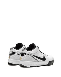 Nike Zoom Kobe 4 Protro White Gold Emerald Sneakers