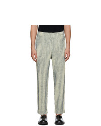 Homme Plissé Issey Miyake Off White Mc June Network Check Trousers