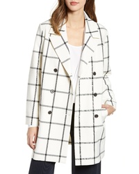 Cupcakes And Cashmere Oversize Check Topper Coat