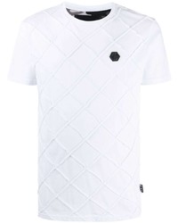 Philipp Plein Camouflage Textured Cotton T Shirt