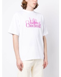 Late Checkout Logo Print T Shirt