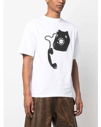 Late Checkout Telephone Graphic Print T Shirt