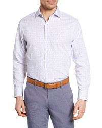 Nordstrom Men's Shop Trim Fit Non Iron Check Dress Shirt