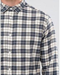 Selected Homme Flannel Check Shirt In Regular Fit