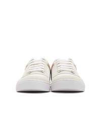 Burberry White New Reeth Sneakers