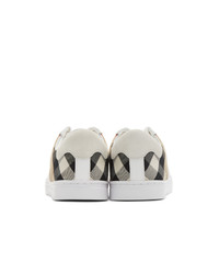 Burberry White New Reeth Sneakers