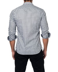Jared Lang Checked Long Sleeve Semi Fitted Shirt