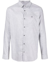 Armani Exchange Fine Checked Cotton Shirt