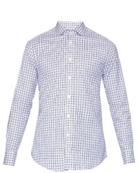 Gieves Hawkes Checked Cotton Shirt