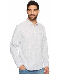 Calvin Klein Jeans Long Sleeve Space Dyed Check Button Down Shirt