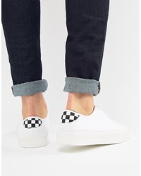 Pull&Bear Trainer With Checker Board Detail