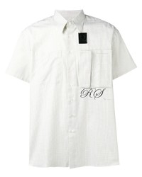 Raf Simons X Fred Perry Logo Check Short Sleeve Shirt