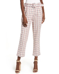 English Factory Gingham Check Trousers