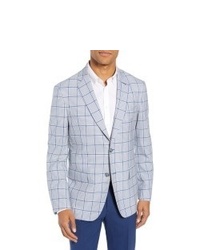 Nordstrom John W Traditional Fit Check Wool Sport Coat