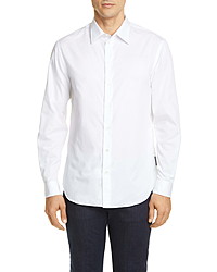 White Chevron Long Sleeve Shirt