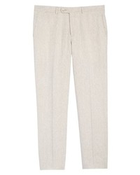 Kroon Andrew Aim Flat Front Linen Trousers