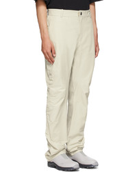 A-Cold-Wall* Beige Ruche Technical Trousers