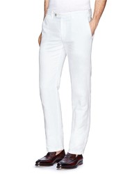 Canali Cotton Linen Twill Chinos | Where to buy & how to wear