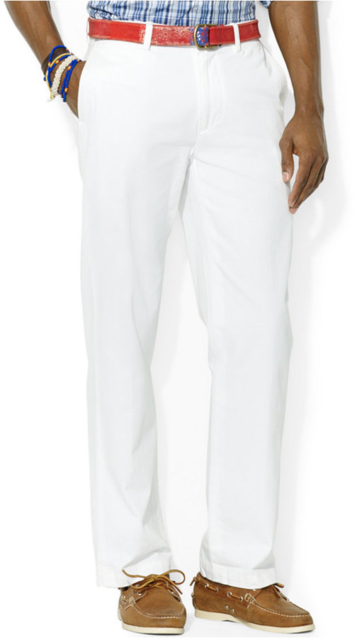 ralph lauren white chino pants