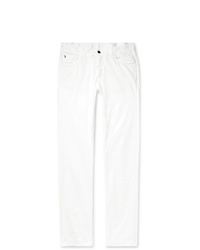 Canali Cotton Blend Twill Trousers