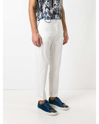 Dolce & Gabbana Embroidered Crown Chinos