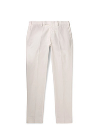 Salle Privée Gehry Slim Fit Cotton And Linen Blend Chinos
