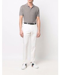 Corneliani Mid Rise Slim Fit Chinos