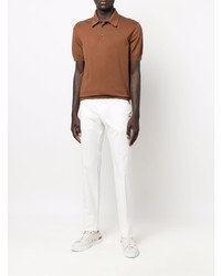 Ermenegildo Zegna Mid Rise Straight Leg Chinos