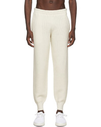 Homme Plissé Issey Miyake Off White Rustic Knit Lounge Pants