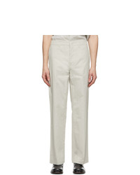 Lemaire Off White Straight Leg Chino Trousers