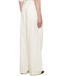 The Row Off White Umberto Trousers