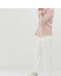 ASOS DESIGN Tall Relaxed Fatigue Trousers In White