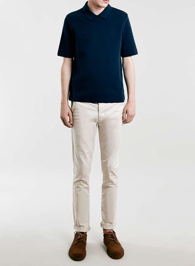 Topman Off White Stretch Skinny Chinos, $50 | Topman | Lookastic