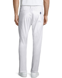 Moschino Uomo Slim Fit Pants White