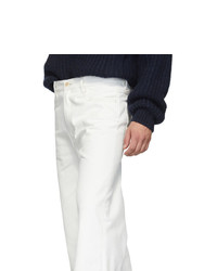 Marni White Drill Trousers